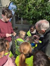basisschool kinderen op bezoek